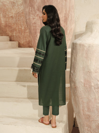 Edenrobe - Pret 2Pc Embroidered Khaddar Shirt Trouser - EWTKE23-69418ST