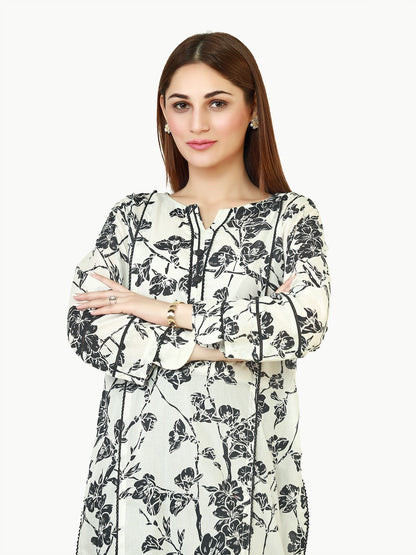 Edenrobe - Pret 1Pc Printed Lawn Shirt - EWTKP22-68390S