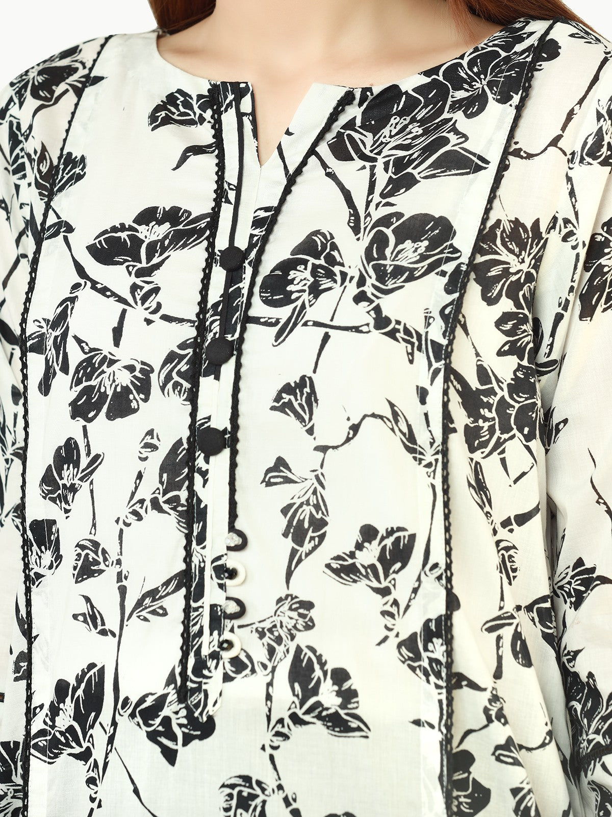 Edenrobe - Pret 1Pc Printed Lawn Shirt - EWTKP22-68390S
