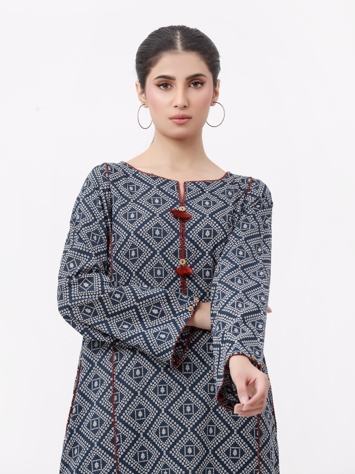 Edenrobe - Pret 1Pc Printed Lawn Shirt - EWTKP23-68853S