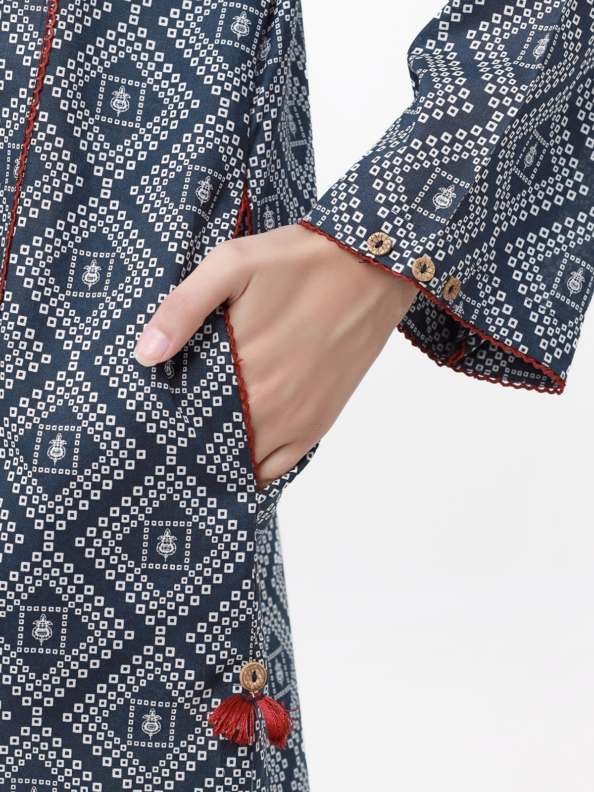 Edenrobe - Pret 1Pc Printed Lawn Shirt - EWTKP23-68853S