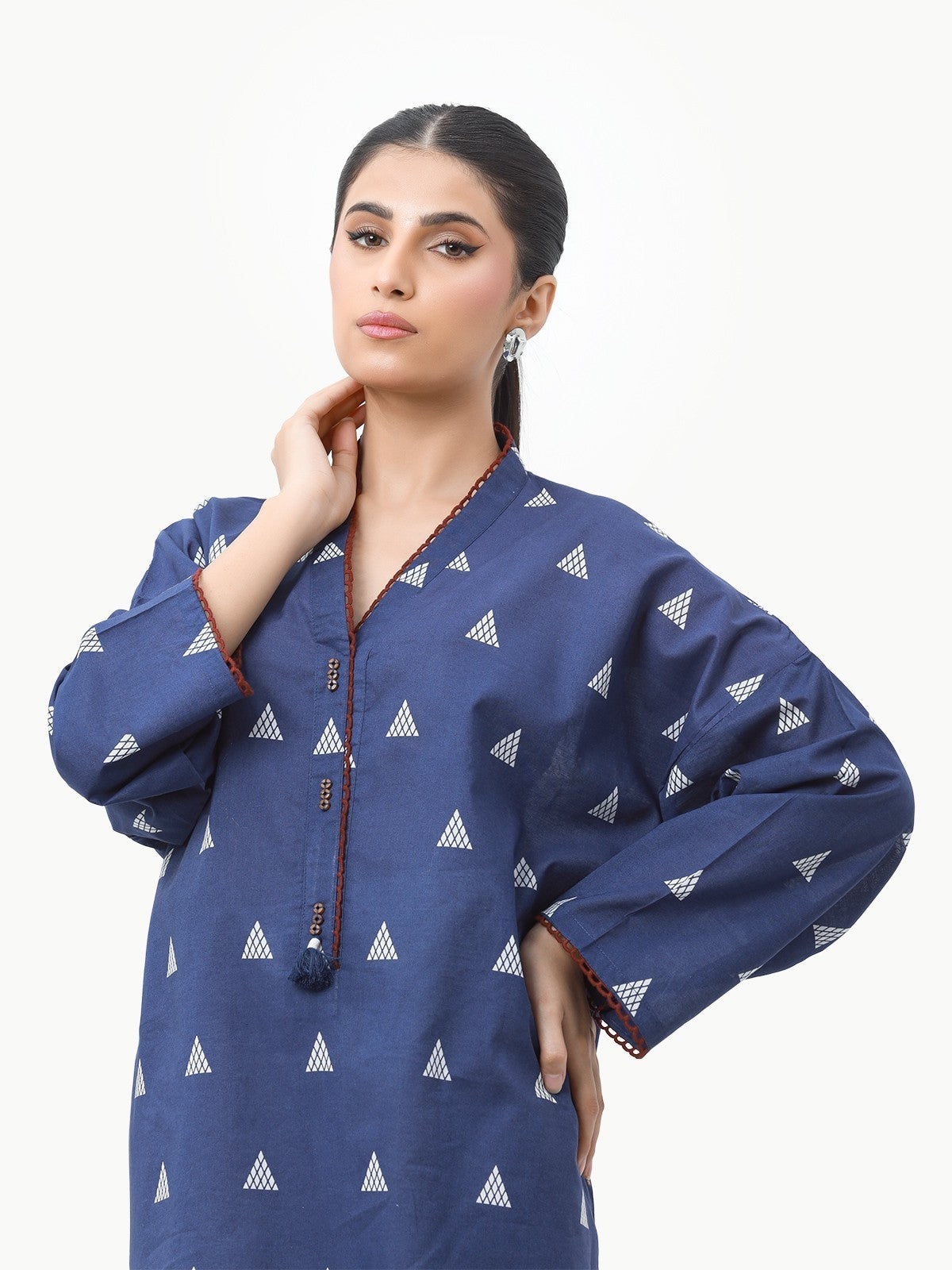 Edenrobe - Pret 1Pc Printed Lawn Shirt - EWTKP23-68856S
