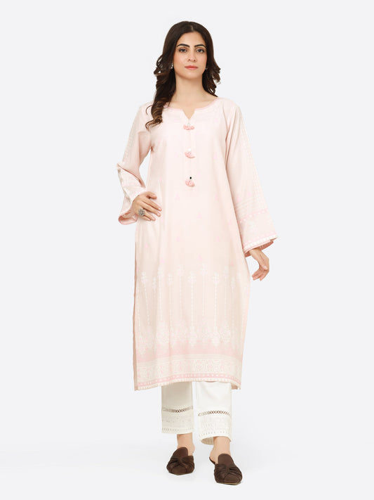 Edenrobe - Pret 1Pc Block Printed Viscose Shirt - EWTKP23-69262S