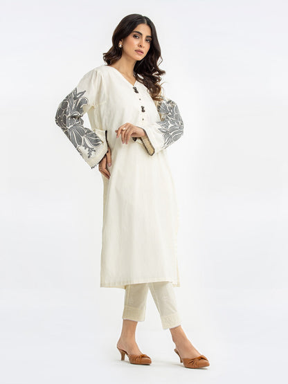 Edenrobe - Pret 1Pc Printed Dobby Shirt - EWTKP23-69300S