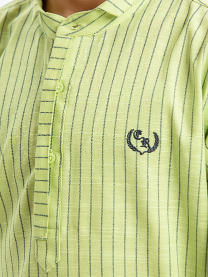 Edenrobe - Boy's Green Shirt - EBTS23-27510