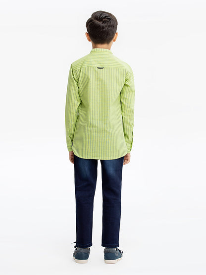 Edenrobe - Boy's Green Shirt - EBTS23-27510
