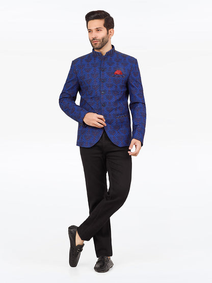 Edenrobe - Men's Royal Blue Prince Coat - EMTPC22-001