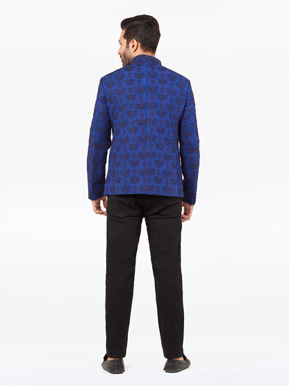 Edenrobe - Men's Royal Blue Prince Coat - EMTPC22-001