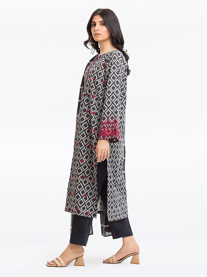 Edenrobe - Pret 3Pc Embroidered Cambric Suit - EWTKE23-68539-3P