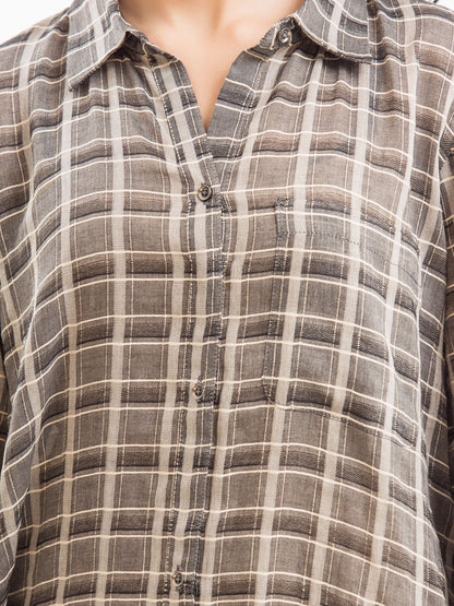 Edenrobe - Pret 1Pc Printed Cotton Shirt - EWTKP23-69616S