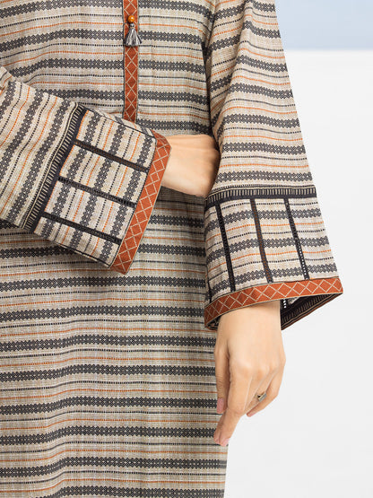 Edenrobe - EWU24A1-28009-3P Unstitched Sage Printed Lawn 3 Piece