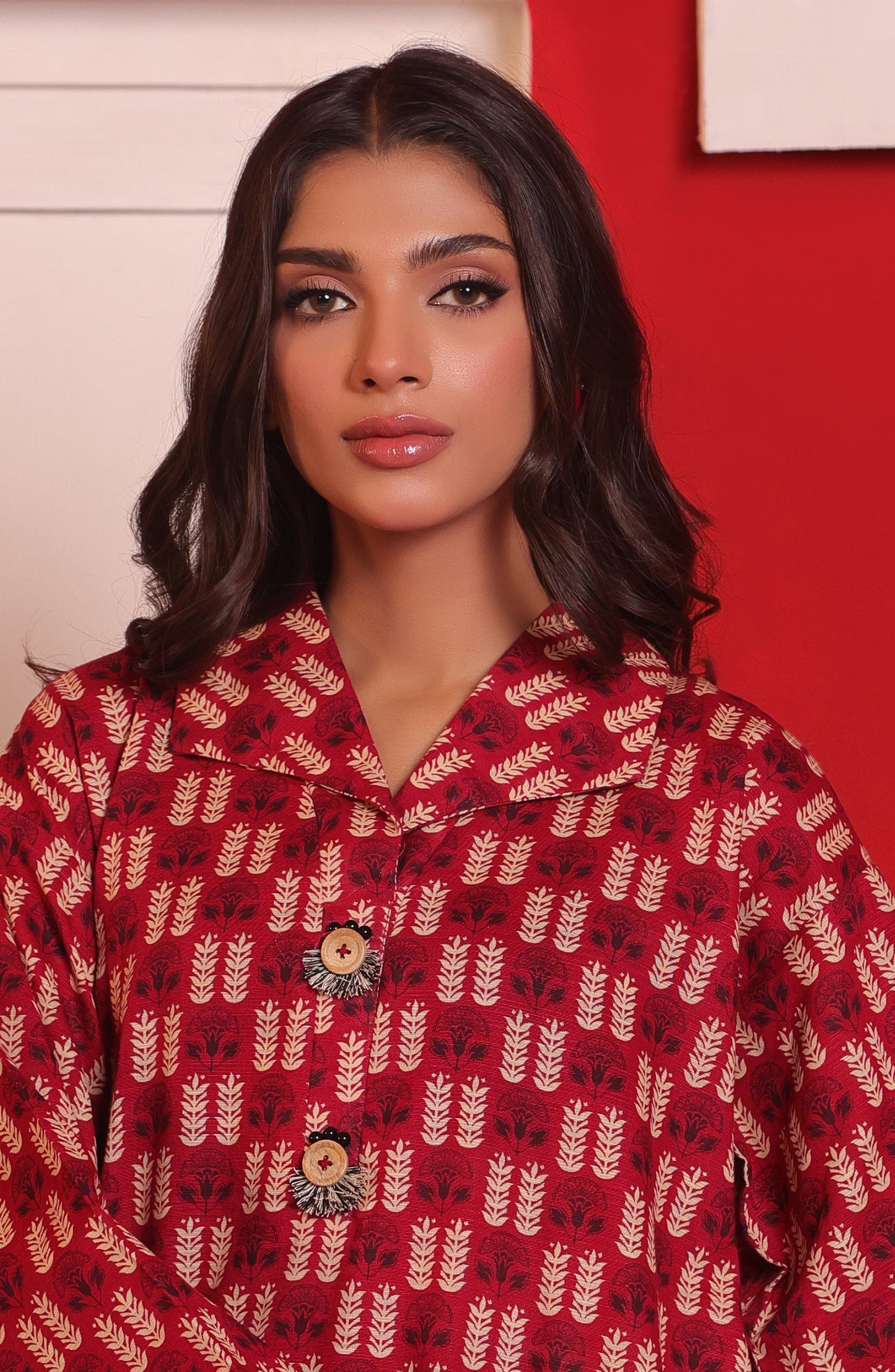 Orient - Stitched 2 Piece Printed Khaddar Shirt and Khaddar Pant