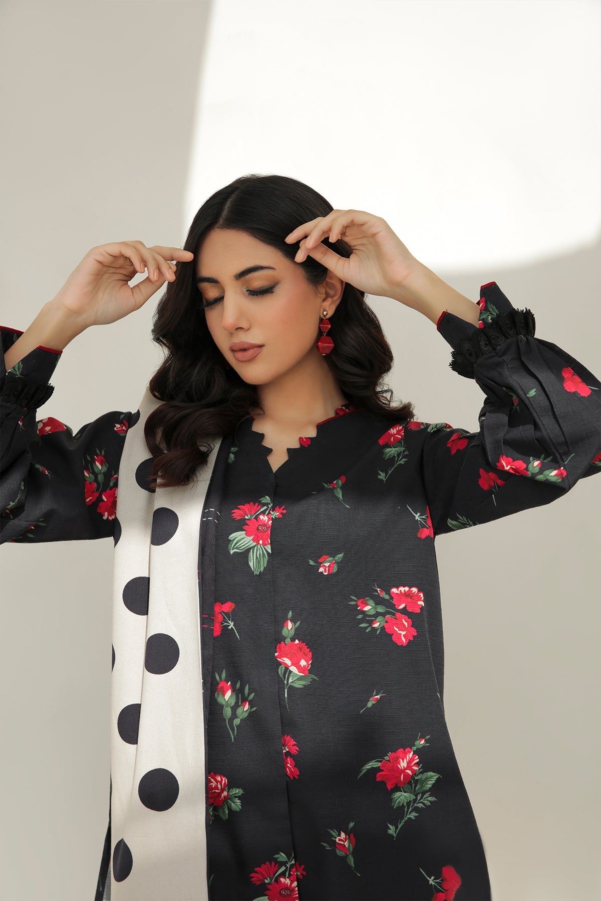 Baroque - DIGITAL PRINTED KHADDAR UF-263