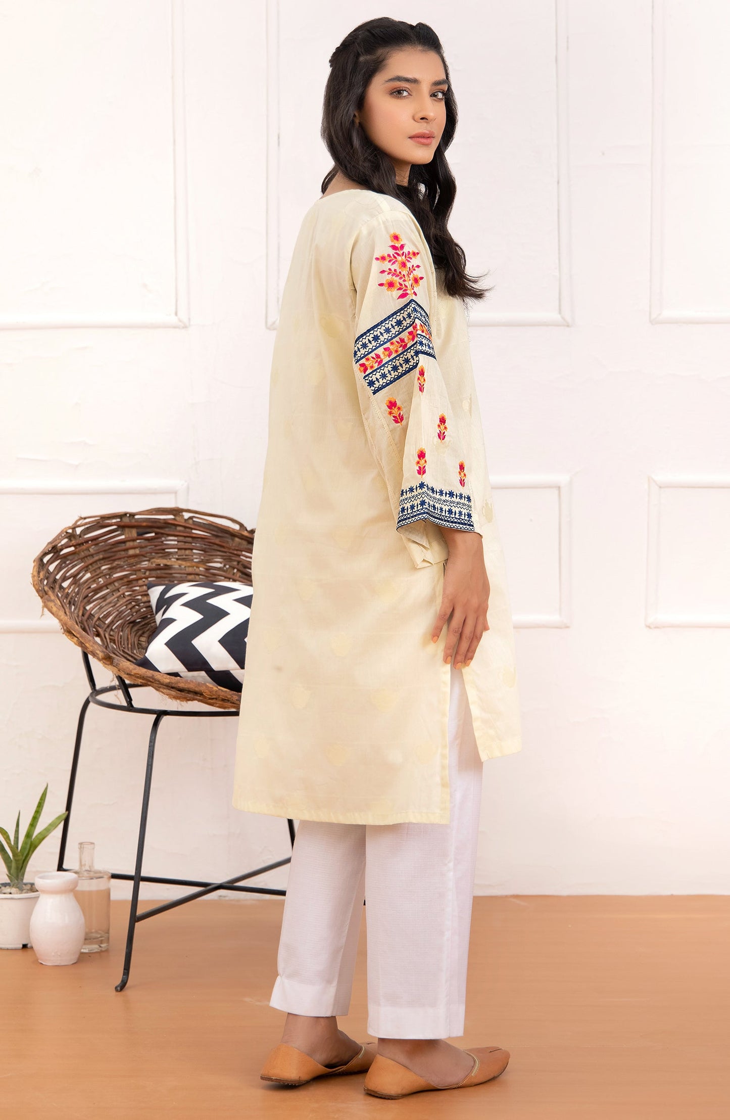 Orient - Unstitched 1 Piece Embroidered Jacquard Shirt