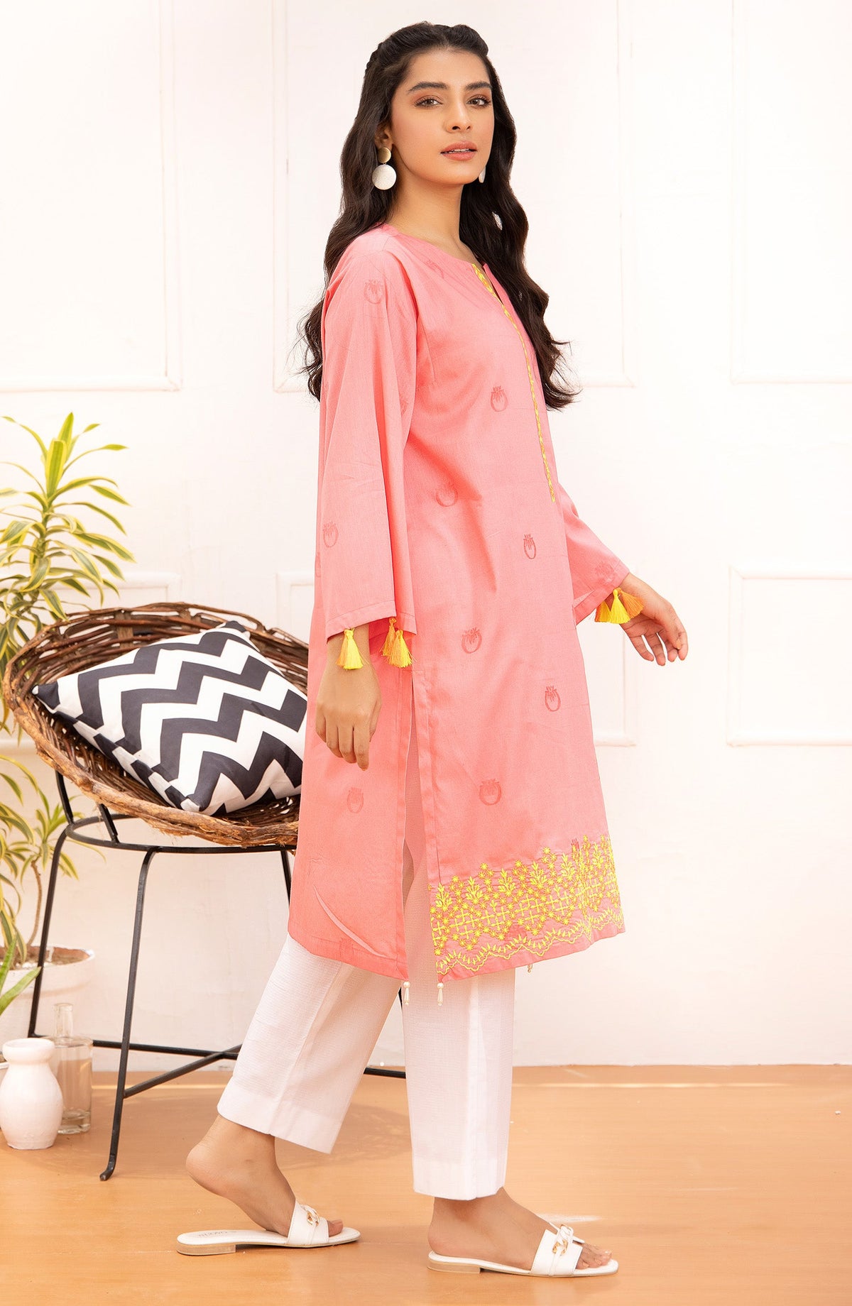 Orient - Unstitched 1 Piece Embroidered Jacquard Shirt