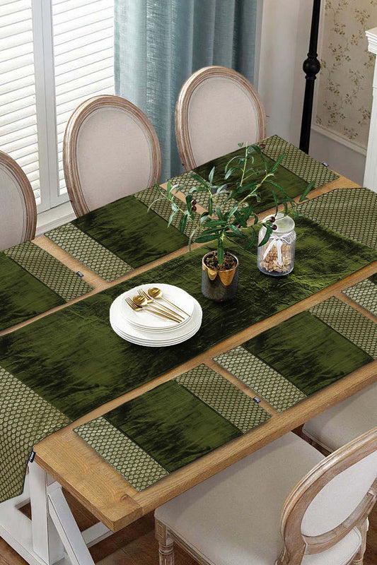 Nishat Linen - Emarlad Table Runner Set - 5 Piece