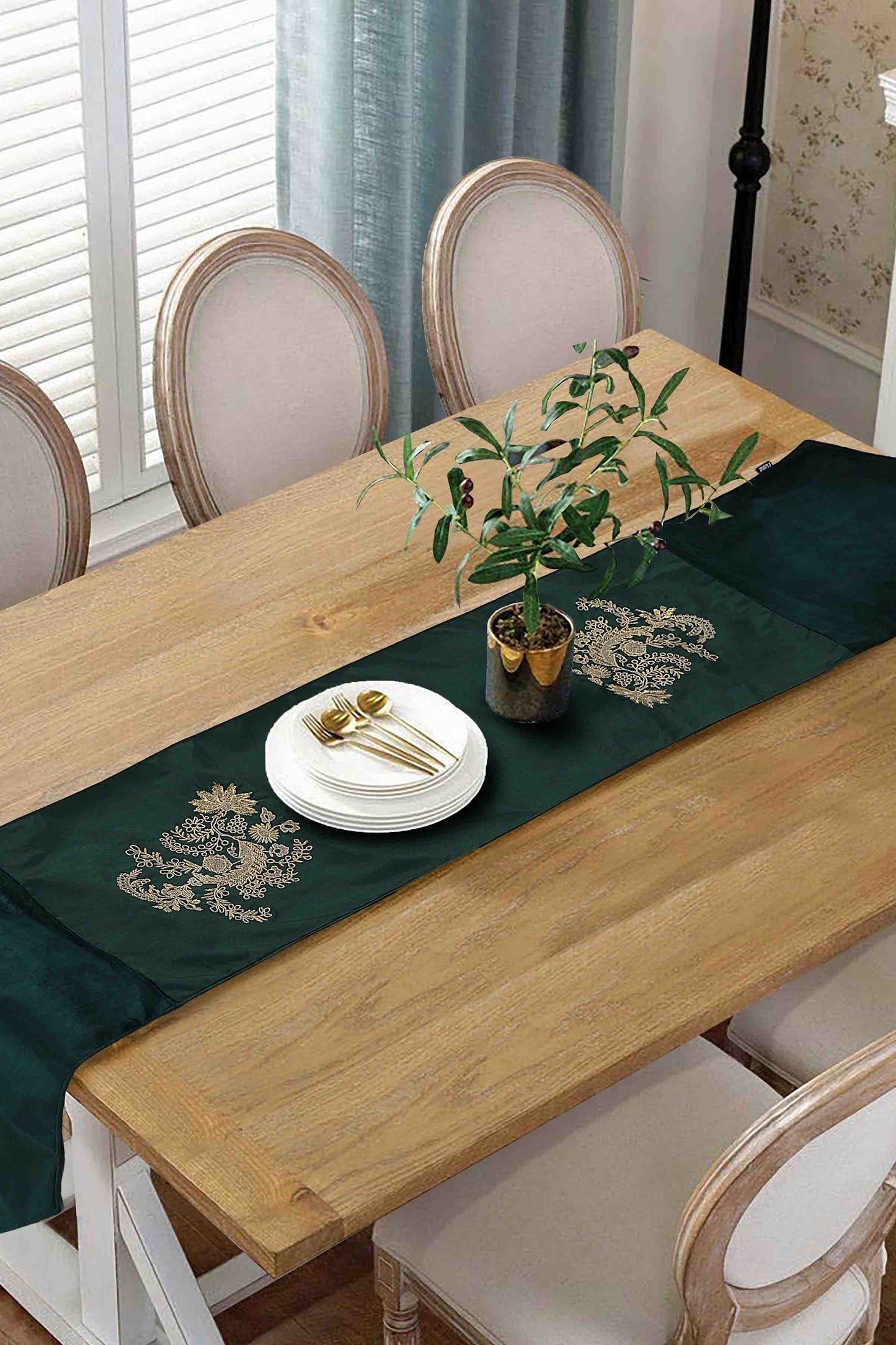Nishat Linen - Victoria Embroidered Table Runner - 1 Piece