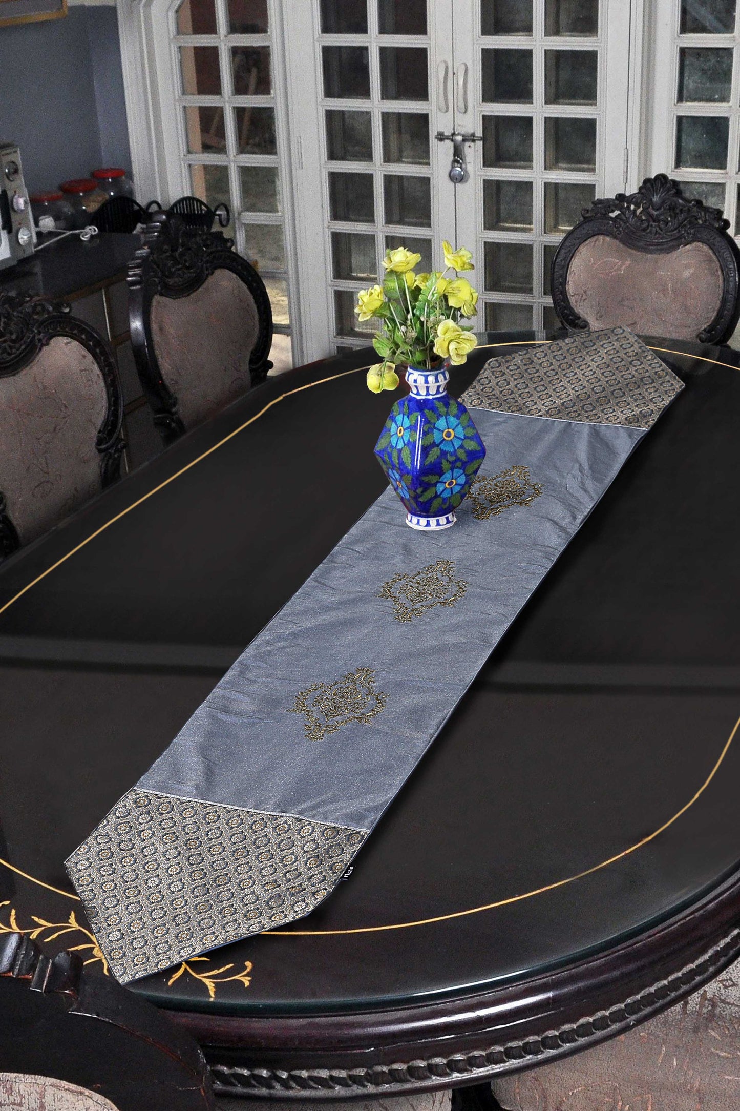 Nishat Linen - Zari Table Runner - 1 Piece