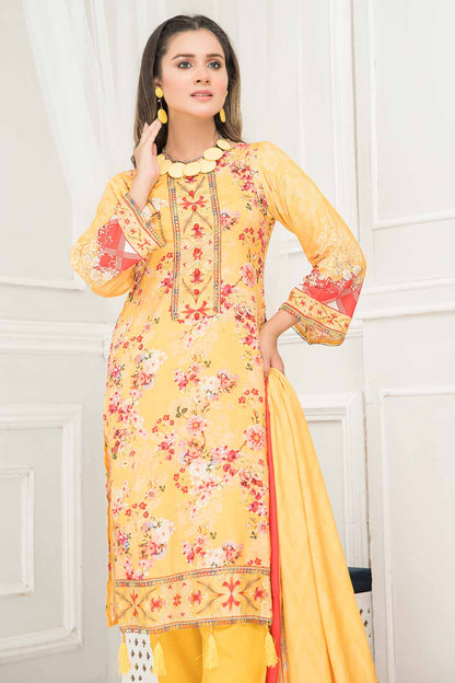 4PC Anarkali Digital Linen 28