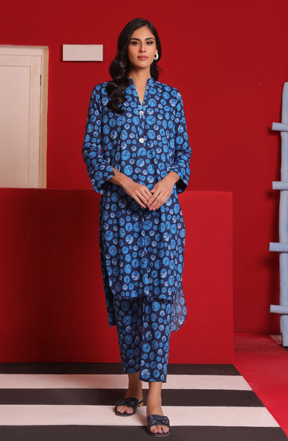 Orient - Stitched 2 Piece Printed Cambric Shirt and Cambric Pant