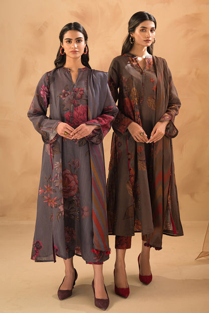 Baroque - DIGITAL PRINTED SLUB KHADDAR UF-474