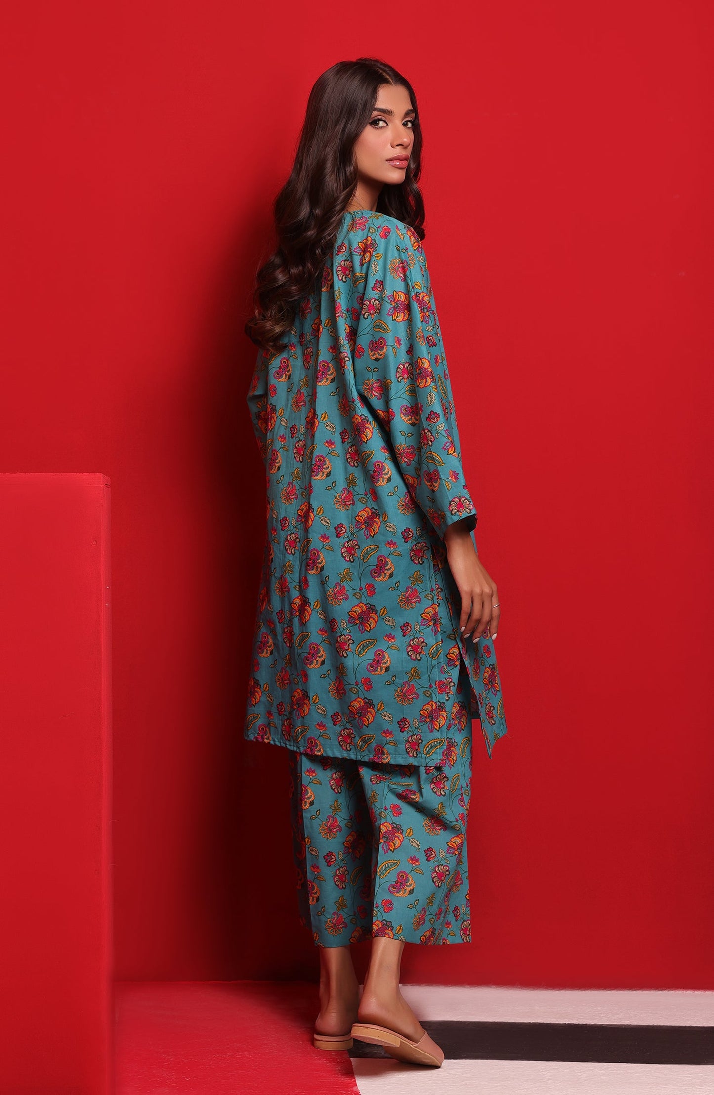 Orient - Stitched 2 Piece Printed Cambric Shirt and Cambric Pant