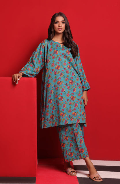 Orient - Stitched 2 Piece Printed Cambric Shirt and Cambric Pant