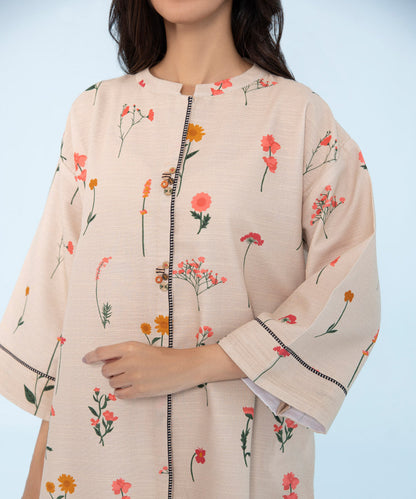 Sapphire - 2 Piece - Printed Light Khaddar Suit