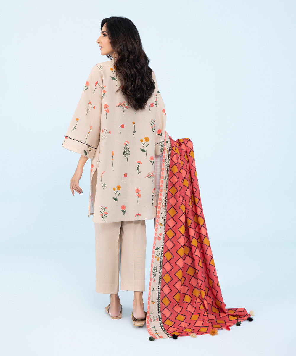 Sapphire - 2 Piece - Printed Light Khaddar Suit
