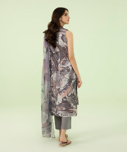 Sapphire - 2 Piece - Printed Cambric Suit