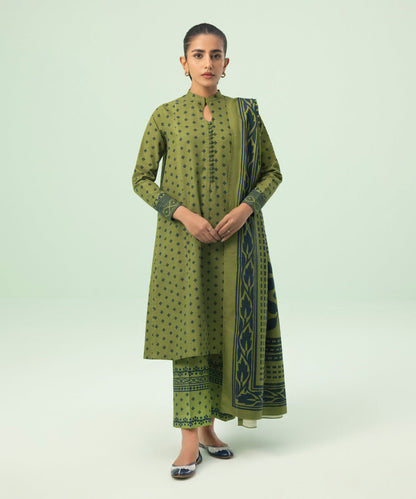 Sapphire - 3 Piece - Printed Cambric Suit