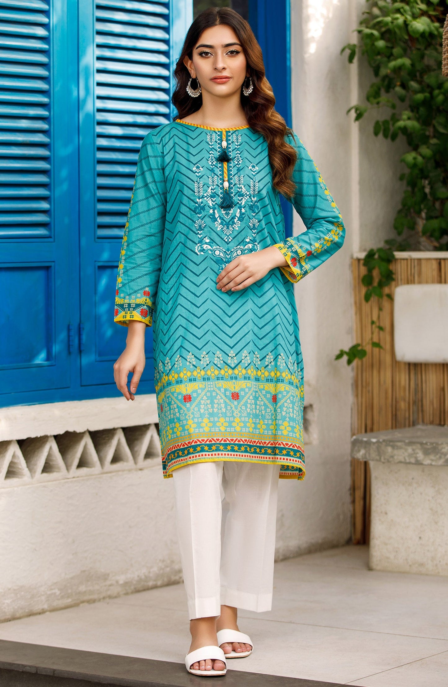 Orient - Stitched 1 Piece Embroidered Lawn Shirt