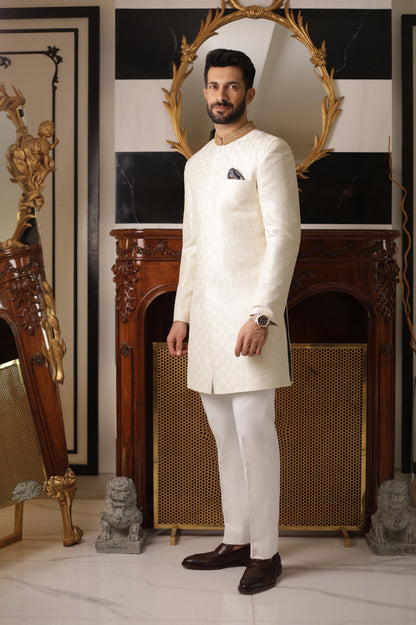 Embroidered Sherwani And Pant