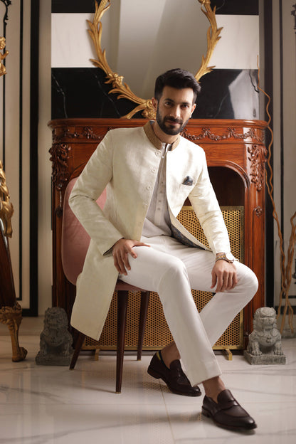 Embroidered Sherwani And Pant