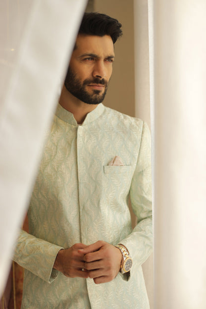 Embroidered Sherwani With Pant