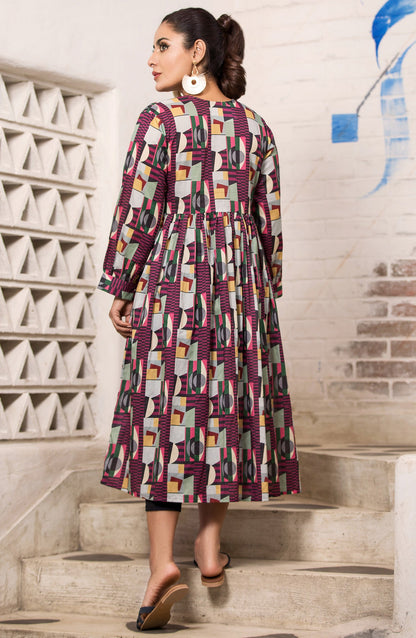 Orient - Stitched 1 Piece Printed Lawn Shirt