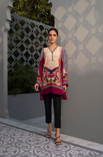 Digitally Printed Crepe Shirt With Trouser