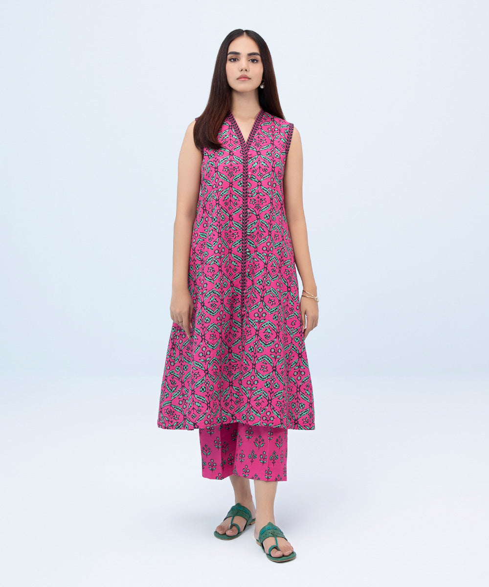 Sapphire - 2 Piece - Printed Light Khaddar Suit