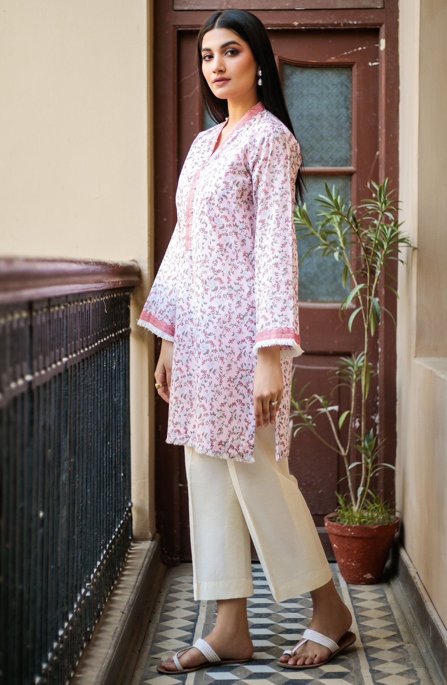 Orient - Unstitched 1 Piece Printed Lawn Shirt