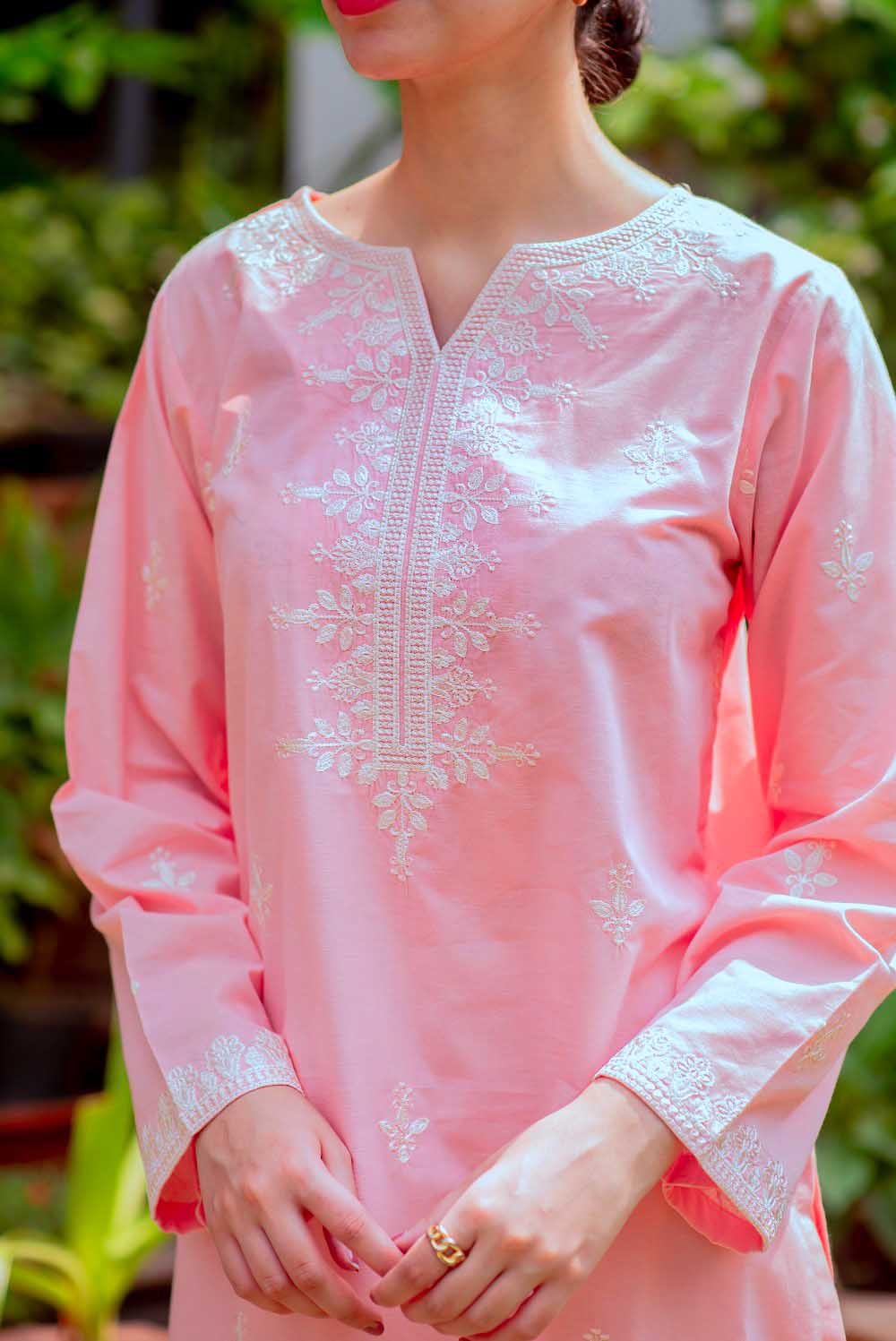 Celina - Pink Minimalistic Kurta