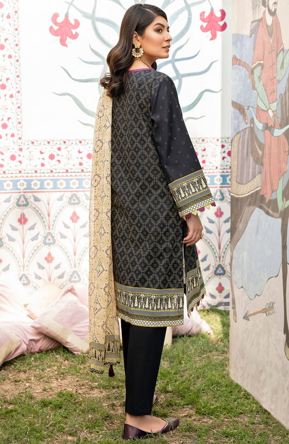 Orient - Unstitched 3 Piece Embroidered Lawn Suit