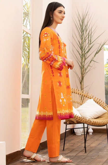 Orient - Unstitched 2 Piece Printed Lawn Shirt Trouser
