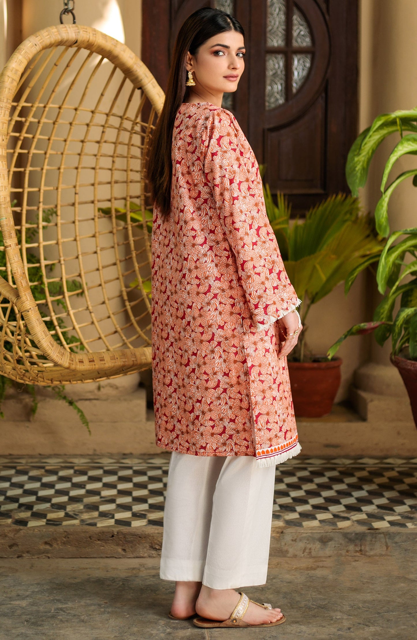 Orient - Unstitched 1 Piece Printed Lawn Shirt