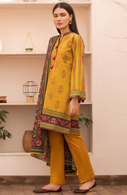 Orient - Unstitched 2 Piece Printed Lawn Shirt Dupatta