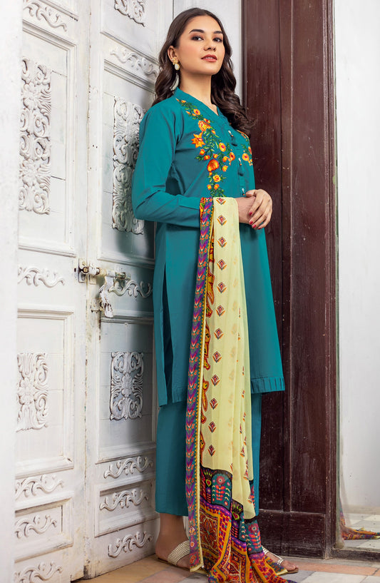 Orient - Unstitched 3 Piece Embroidered Lawn Suit