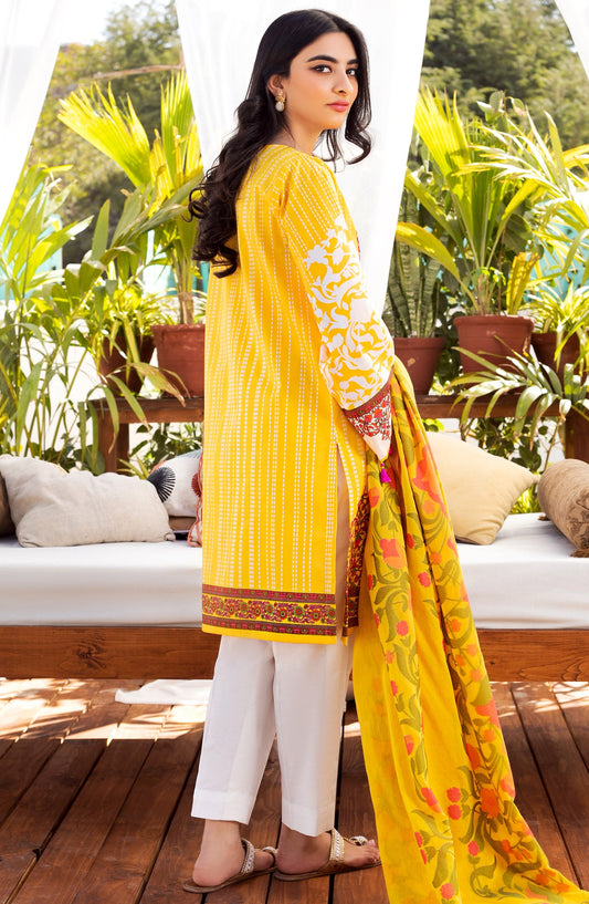 Orient - Unstitched 3 Piece Embroidered Lawn Suit