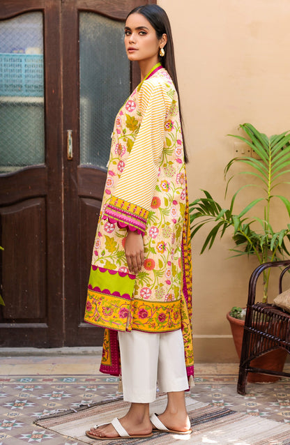 Orient - Unstitched 3 Piece Printed Lawn Suit