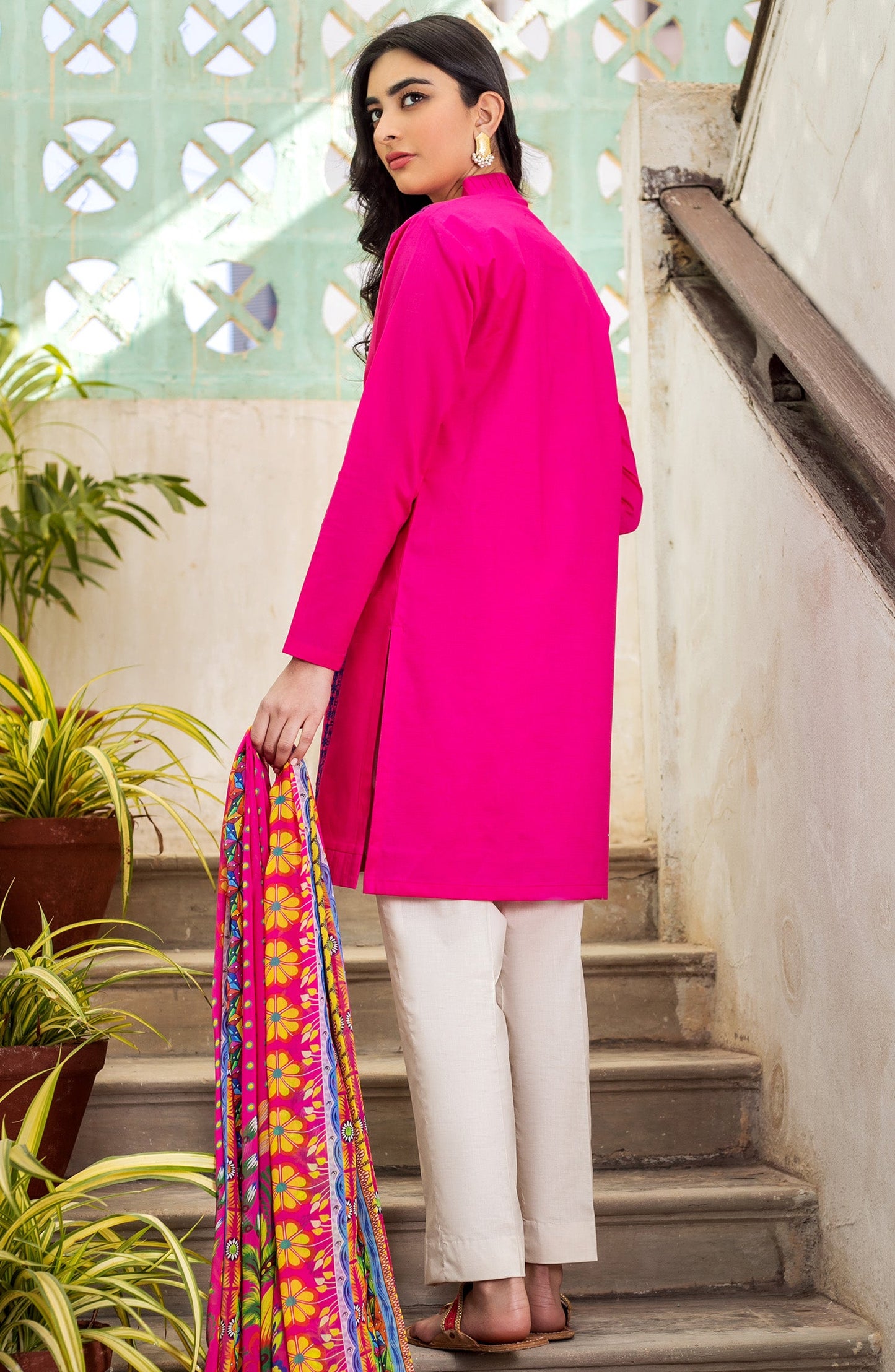 Orient - Unstitched 3 Piece Embroidered Lawn Suit