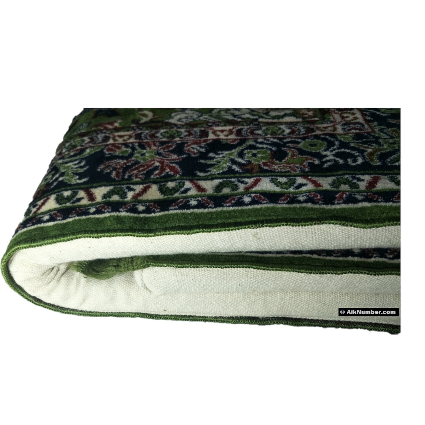 Al Haram Memory Foam Prayer Mat (Jai Namaz) - Green