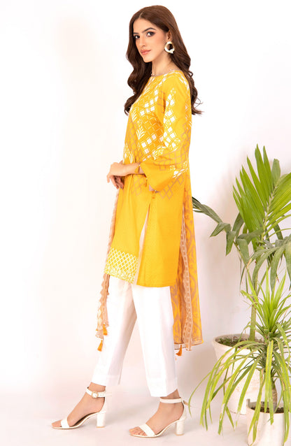 Orient - Unstitched 2 Piece Embroidered Lawn Shirt & Chiffon Dupatta